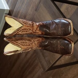 Larry Mahan Exotic Boots Men's 12D